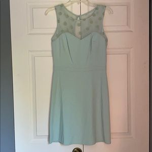 Mint green dress